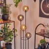 Gastor floor lamp 30 cm Dark wood, black, 4-light sources