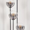 Gastor floor lamp 30 cm Dark wood, black, 4-light sources