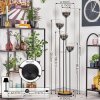 Gastor floor lamp 30 cm Dark wood, black, 4-light sources