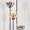 Gastor floor lamp 30 cm Dark wood, black, 4-light sources