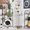 Koyoto floor lamp 30 cm Dark wood, black, 4-light sources