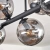 Gastor ceiling light, globe light Smoke-coloured, 6-light sources