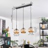 Koyoto hanging light, globe light, pendant light Amber, 3-light sources