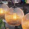 Koyoto hanging light, globe light, pendant light Amber, 3-light sources
