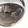 Chehalis ceiling light, globe light Smoke-coloured, 3-light sources