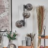 Chehalis globe light, wall light Smoke-coloured, 3-light sources