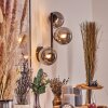 Chehalis globe light, wall light Smoke-coloured, 3-light sources