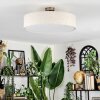 Foggia ceiling light matt nickel, 3-light sources