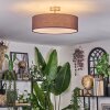 Foggia ceiling light matt nickel, 3-light sources