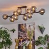 Gastor ceiling light, globe light Smoke-coloured, 10-light sources