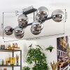 Gastor ceiling light, globe light Smoke-coloured, 10-light sources