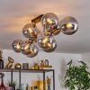Gastor ceiling light, globe light Smoke-coloured, 10-light sources