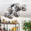 Gastor ceiling light, globe light Smoke-coloured, 10-light sources