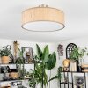 Foggia ceiling light matt nickel, 3-light sources