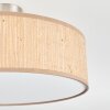 Foggia ceiling light matt nickel, 3-light sources