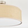 Foggia ceiling light matt nickel, 3-light sources