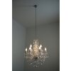 Reality chandelier transparent, clear, 9-light sources
