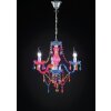 Reality lights LÜSTER chandelier colourful, 3-light sources