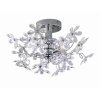 Reality lights FLOWER wall light chrome, 2-light sources