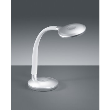 Reality COBRA table lamp LED titanium, 1-light source
