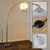 Reality Brasilia floor lamp chrome, 1-light source