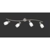 Reality Colmar Ceiling Light matt nickel, 4-light sources