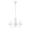 Trio lights Cortez chandelier white, 3-light sources