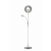 Trio lights Quebec ground light, floor lamp LED matt nickel, 1-light source