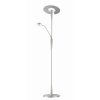 Trio lights Quebec ground light, floor lamp LED matt nickel, 1-light source