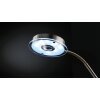 Trio lights Quebec ground light, floor lamp LED matt nickel, 1-light source