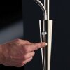 Trio lights Quebec ground light, floor lamp LED matt nickel, 1-light source