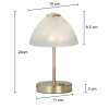 Reality QUEEN Table Lamp LED brass, 1-light source