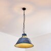 BERKELEY Pendant Light blue, black, 1-light source
