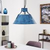 BERKELEY Pendant Light blue, black, 1-light source