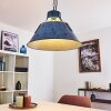 BERKELEY Pendant Light blue, black, 1-light source
