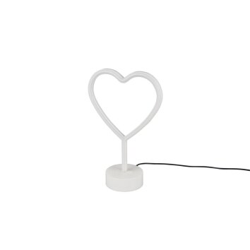 Table Lamp Reality HEART LED white, 1-light source
