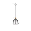 Reality Jagger Pendant Light dark brown, matt nickel, 1-light source