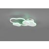 Reality CLOUDY Ceiling Light LED white, 1-light source, Remote control, Colour changer