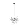 Reality Gloria Pendant Light chrome, 1-light source