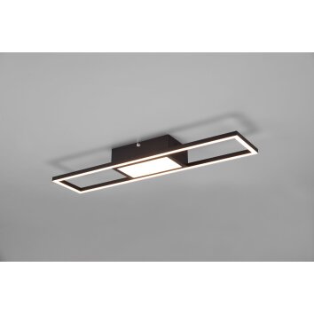 Reality Rigido Ceiling Light LED black, 1-light source, Remote control