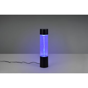 Reality Tornado Table lamp LED black, transparent, clear, 1-light source