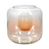 Glass lamp shade  Lauden replacement glass, spare part 20 cm Amber, clear