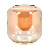 Glass lampshade  Lauden replacement glass, spare part 20 cm Amber