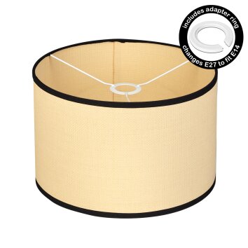 Chellas spare part, Lampshade beige, Ecru, black