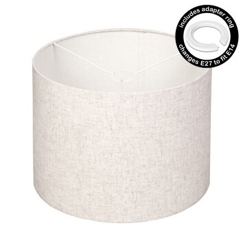 Fabric shade  Bassagoda spare part, Lampshade beige