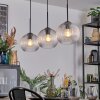 Koyoto hanging light, globe light, pendant light clear, 3-light sources