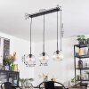 Koyoto hanging light, globe light, pendant light clear, 3-light sources