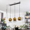 Ripoll hanging light, globe light, pendant light gold, 3-light sources
