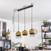 Koyoto hanging light, globe light, pendant light gold, 3-light sources