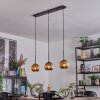 Ripoll hanging light, globe light, pendant light gold, 3-light sources